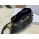 Replica Dior Ammi Small /Medium Bag Macrocannage Black