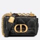 Fake Dior Micro Caro Bag Cannage Black Replica