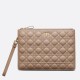 Fake Dior Large Caro Daily Pouch Beige Replica