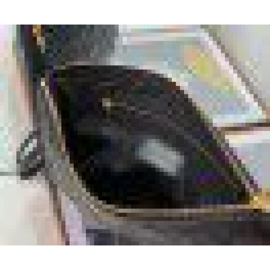 Fake Dior Large Caro Daily Pouch Black Replica