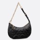 Replica Dior CD Lounge Shouder Bag Black Macrocannage Lambskin
