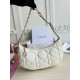 Replica Dior CD Lounge Shoulder Bag White Macrocannage Lambskin