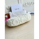 Replica Dior CD Lounge Shoulder Bag White Macrocannage Lambskin