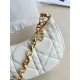 Replica Dior CD Lounge Shoulder Bag White Macrocannage Lambskin