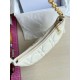 Replica Dior CD Lounge Shoulder Bag White Macrocannage Lambskin