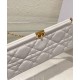 Fake Christian Dior Caro Colle Noire Clutch With Chain Bag Replica