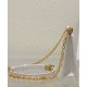 Fake Christian Dior Caro Colle Noire Clutch With Chain Bag Replica