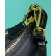 Replica Prada Re-Nylon And Brushed Leather Mini-bag 1BC198 Black