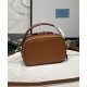 Replica Prada Odette Leather Mini-bag 1BH203 Coffee