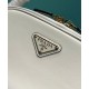 Replica Prada Odette Leather Mini-bag 1BH203 Cream
