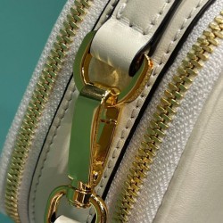 Replica Prada Odette Leather Mini-bag 1BH203 Cream