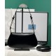 Replica Prada Brushed Leather Shoulder Bag 1BD345 Black Fake Prada Brushed Leather Shoulder Bag 1BD345 Black Replica