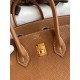 Replica Hermes Birkin 25 Retourne Bag Craie Clemence