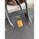 Replica Hermes Birkin 25 Retourne Handmade Bag Black Clemence