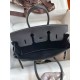 Replica Hermes Birkin 25 Retourne Handmade Bag Black Clemence