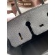 Replica Hermes Birkin 25 Retourne Handmade Bag Black Clemence