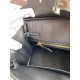 Replica Hermes Birkin 25 Retourne Handmade Bag Black Clemence