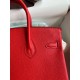 Replica Hermes Birkin 25 Retourne Bag Red Clemence