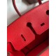 Replica Hermes Birkin 25 Retourne Bag Red Clemence