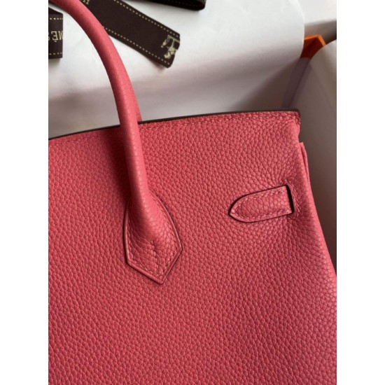 Replica Hermes Birkin 25 Retourne Handmade Bag Rose Lipstick Clemence Replica Hermes Birkin 25 Retourne Handmade Bag Rose Lipstick Clemence