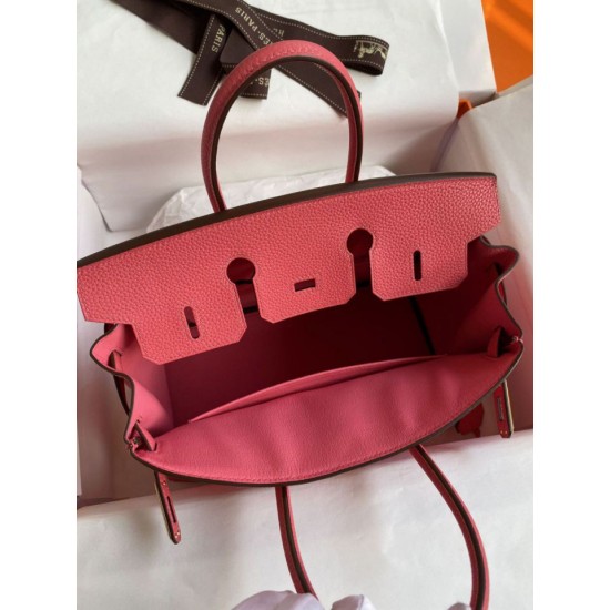 Replica Hermes Birkin 25 Retourne Handmade Bag Rose Lipstick Clemence Replica Hermes Birkin 25 Retourne Handmade Bag Rose Lipstick Clemence