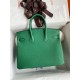 Replica Hermes Birkin 25 Retourne Bag Pearl Grey Clemence