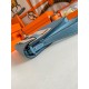 Replica Hermes Kelly Depeches 25 Pouch Blue Jean Epsom Calfskin