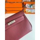 Replica Hermes Kelly Depeches 25 Pouch Bordeaux Epsom Calfskin
