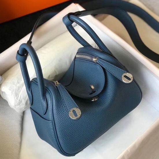 Fake Hermes Lindy Mini Bag Blue Agate Clemence Replica Replica Hermes Lindy Mini Bag Blue Agate Clemence