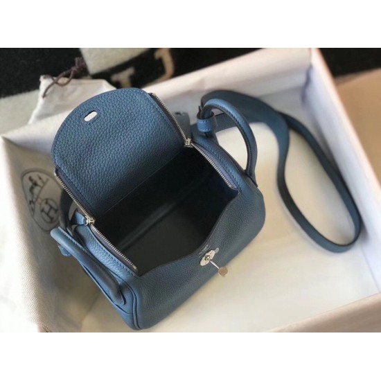 Fake Hermes Lindy Mini Bag Blue Agate Clemence Replica Replica Hermes Lindy Mini Bag Blue Agate Clemence