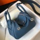Fake Hermes Lindy Mini Bag Blue Agate Clemence Replica Replica Hermes Lindy Mini Bag Blue Agate Clemence