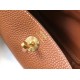 Replica Hermes Lindy Mini Bag Gold Clemence Calfskin