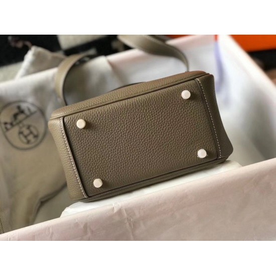 Replica Hermes Lindy Mini Bag Taupe Clemence Calfskin Replica Hermes Lindy Mini Bag Taupe Clemence Calfskin