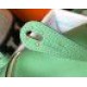Replica Hermes Lindy Mini Bag Green Clemence Calfskin