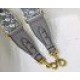 Fake Dior Oblique Shoulder Strap Grey Replica