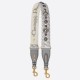 Fake Dior Oblique Shoulder Strap Grey Replica