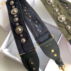 Replica Dior Shoulder Strap Camouflage Embroidered Canvas Blue Replica Dior Shoulder Strap Camouflage Embroidered Canvas Blue