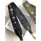 Replica Dior Shoulder Strap Camouflage Embroidered Canvas Blue