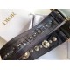 Replica Dior Shoulder Strap Camouflage Embroidered Canvas Blue