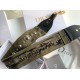 Fake Dior Shoulder Strap Camouflage Embroidered Canvas Green Replica