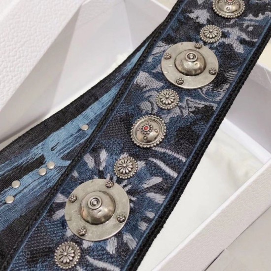 Replica Dior KaleiDiorscopic Shoulder Strap Blue