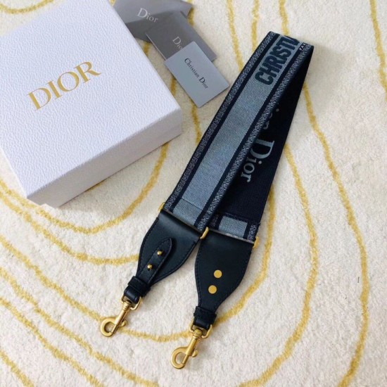 Replica Dior Denim Christian Dior Shoulder Strap Blue