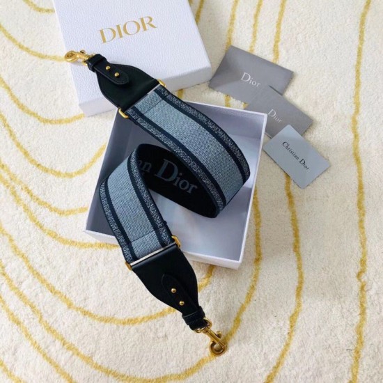 Replica Dior Denim Christian Dior Shoulder Strap Blue