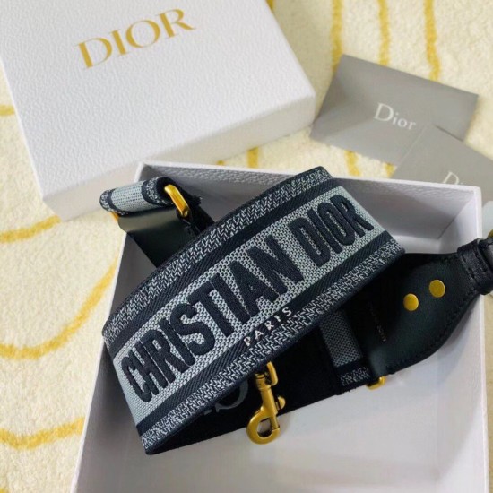 Replica Dior Denim Christian Dior Shoulder Strap Blue