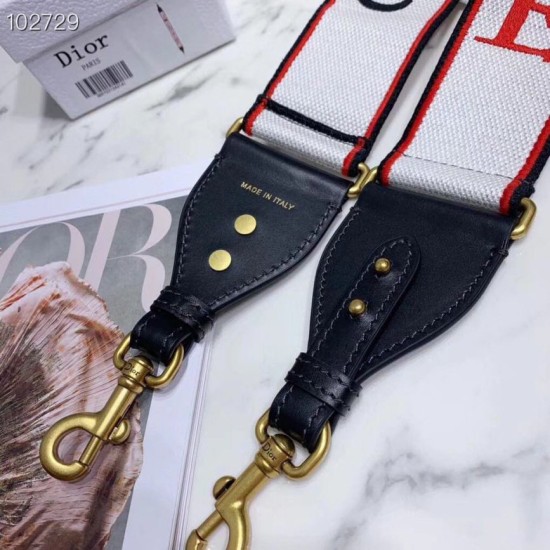 Replica Christian Dior Shoulder Strap With Multicolored Je t’aime Motif