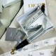 Replica Dior Embroidery Adjustable Shoulder Strap Grey