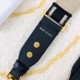 Replica Dior  Embroidery Adjustable Shoulder Strap Black