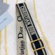 Replica Dior  Embroidery Adjustable Shoulder Strap Black