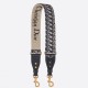 Replica Dior Shoulder Strap with Ring Oblique Embroidery Blue