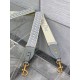 Fake Dior Shoulder Strap with Ring Oblique Embroidery Gray Replica Fake Dior Shoulder Strap with Ring Oblique Embroidery Gray Replica